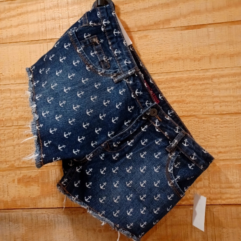 Nautical Denim Shorts